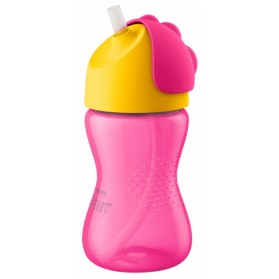 AVENT TASSE À PAILLE COURBÉE 300 ML - COULEUR : ROSE