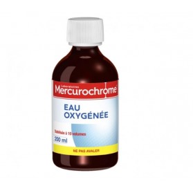 MERCUROCHROME EAU OXYGENEE STABILISEE A 10 VOLUMES 200ML