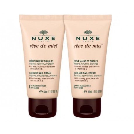 Nuxe Rêve de Miel Crème Mains et Ongles Lot de 2 x 50 ml