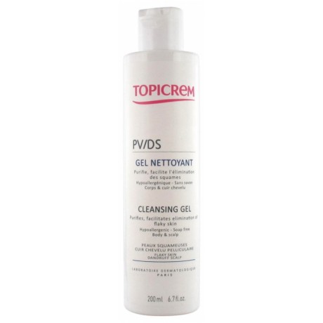 TOPICREM PV/DS GEL NETTOYANT 200 ML