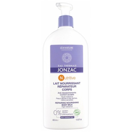 JONZAC NUTRITIVE LAIT NOURRISSANT RÉPARATEUR CORPS BIO 400 ML