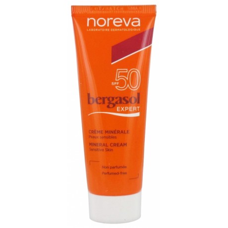 NOREVA BERGASOL EXPERT CRÈME MINÉRALE SPF 50 40 ML