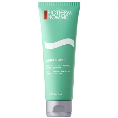 BIOTHERM AQUAPOWER Gel frais oligo-thermal ultra-nettoyant 125ml