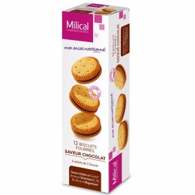 MILICAL BISCUIT 12 FOURRES 6 SACHETS DE 2 BISCUITS - CHOCOLAT