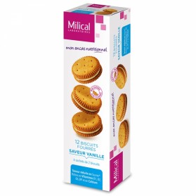 MILICAL BISCUIT 12 FOURRES 6 SACHETS DE 2 BISCUITS - VANILLE