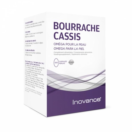 INOVANCE  BOURRACHE-CASSIS 100 CAPSULES