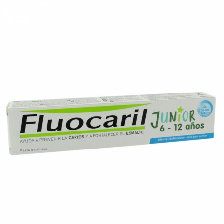 FLUOCARIL JUNIOR DENTIFRICE 6-12 ANS GEL BUBBLE 75ML