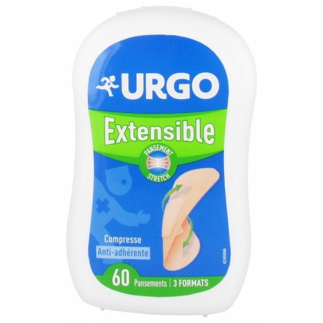 URGO EXTENSIBLE 60 PANSEMENTS 3 FORMATS