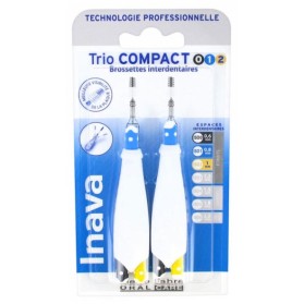 INAVA TRIO COMPACT 6 BROSSETTES INTERDENTAIRES - TAILLE : ISO0/1/2 0,6 À 1 MM