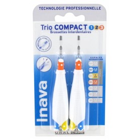 INAVA TRIO COMPACT 6 BROSSETTES INTERDENTAIRES - TAILLE : ISO1/2/3 0,8 À 1,2 MM