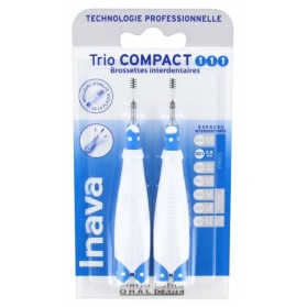 INAVA TRIO COMPACT 6 BROSSETTES INTERDENTAIRES - TAILLE : ISO1 0,8 MM