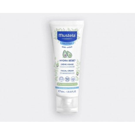 MUSTELA Crème Visage Hydra Bébé à l'avocat bio 40ml