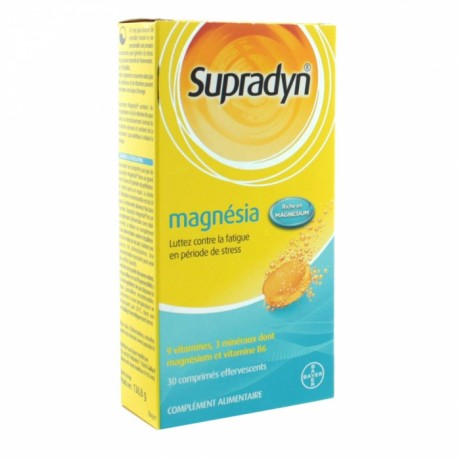 SUPRADYN MAGNESIA EFFERVESCENT 30 COMPRIMES