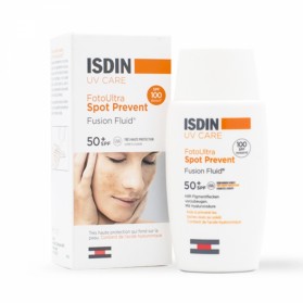 ISDIN UV CARE FOTO ULTRA SPOT PREVENT FUSION FLUID TRES HAUTE PROTECTION SPF50+ 50ML