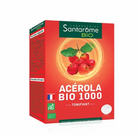 SANTAROME ACEROLA 1000 20 COMPRIMES BIO