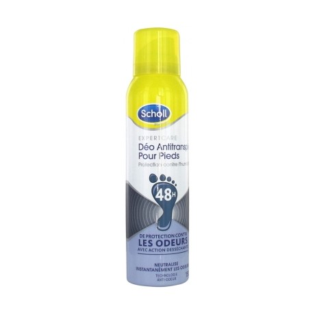 SCHOLL EXPERTCARE DÉO ANTITRANSPIRANT POUR PIEDS 48H 150 ML