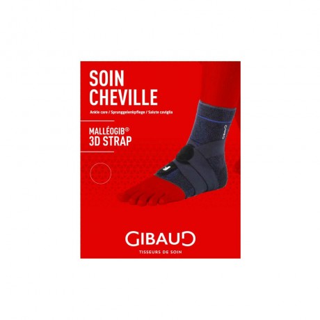 GIBAUD MALLEOGIB 3D Chevillère strap bleu T4