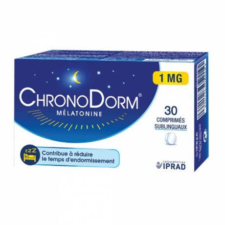 CHRONODORM MELATONINE 1MG 30 COMPRIMES SUBLINGUAUX