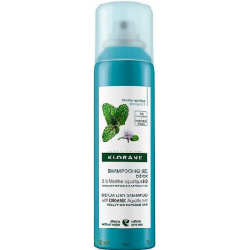 KLORANE SHAMPOOING SEC DETOX MENTHE AQUATIQUE BIO 150ML