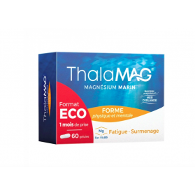 THALAMAG FORME PHYSIQUE ET MENTAL MAGNESIUM MARIN 60 GELULES