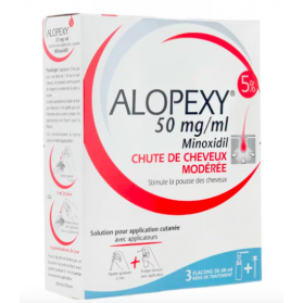 Alopexy 5 % 3 flacons de 60ml