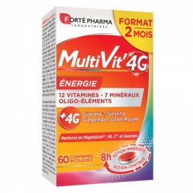 FORTE PHARMA MULTIVIT'4G ENERGIE 60 COMPRIMES