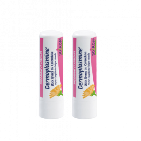 DERMOPLASMINE Stick Lèvres au calendula lot de 2x4g