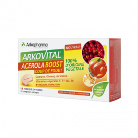 ARKOVITAL ACEROLA BOOST 24 COMPRIMES A CROQUER