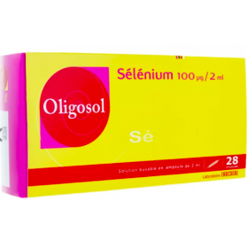 OLIGOSOL SELENIUM 28 AMPOULES