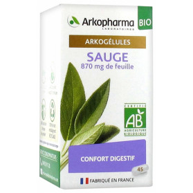 ARKOPHARMA ARKOGÉLULES SAUGE BIO 45 GÉLULES