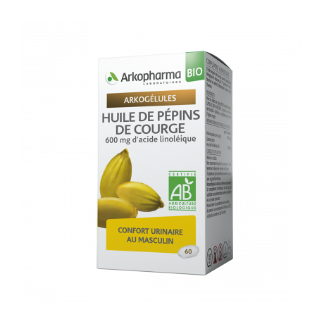 ARKOPHARMA ARKOGÉLULES® BIO HUILE DE PÉPINS DE COURGE 60 GELULES