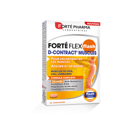 FORTE FLEX FLASH D-CONTRACT MUSCLES 20 COMPRIMES