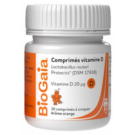 BIOGAIA VITAMINE D 30 COMPRIMÉS