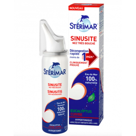 STERIMAR SPRAY SINUSITE NEZ TRES BOUCHE EUCALYPTUS/CUIVRE 50ML