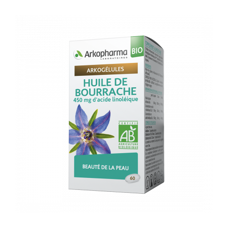 ARKOGÉLULES BIO HUILE DE BOURRACHE 60 CAPSULES