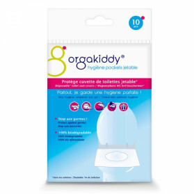 ORGAKIDDY PROTEGES CUVETTE DE TOILETTES JETABLES X10