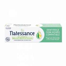 NATESSANCE DENTIFRICE SOIN HOMEO COMPATIBLE 75ML