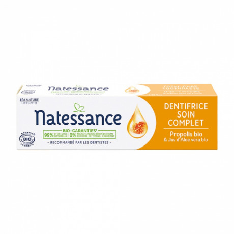 NATESSANCE DENTIFRICE SOIN COMPLET BIO 75ML