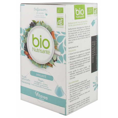 Nutrisanté Infusion Bio Immunité 20 Sachets