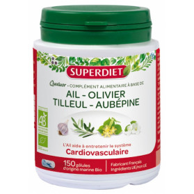 SUPERDIET Quatuor Ail Cardio-vasculaire Bio 150 Gélules