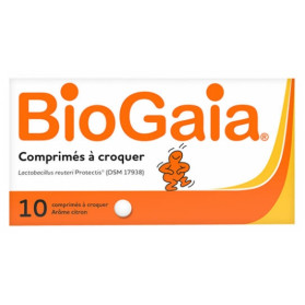 BioGaia Lactobacillus Reuteri ProTectis Citron 10 Comprimés