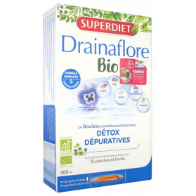 SuperDiet Drainaflore Bio 20 Ampoules