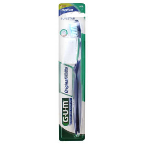 GUM Original White Brosse à Dents Medium 563