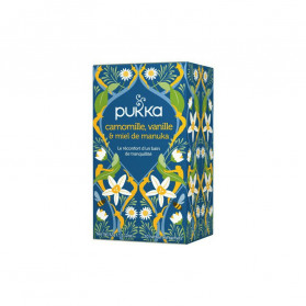 PUKKA Infusion camomille, vanille et miel de manouka 20 sachets de tisane