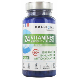 Granions 24 Vitamines Minéraux et Plantes Sénior 90 Comprimés