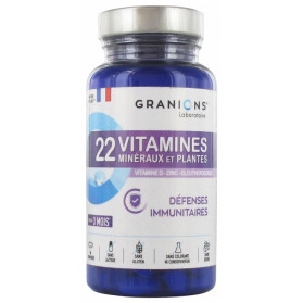 Granions 22 Vitamines Minéraux et Plantes 90 Comprimés