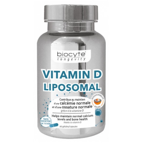 Biocyte Longevity Vitamin D Liposomal 30 Gélules