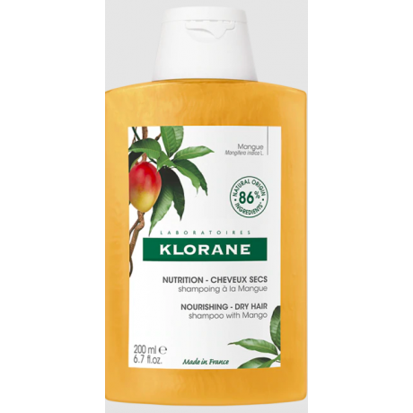 Klorane shampooing nutritif beurre de mangue 200ml