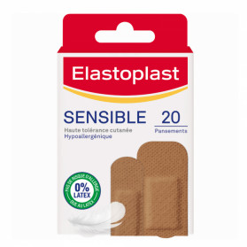 ELASTOPLAST Pansements teinte 2 peaux sensibles x 20