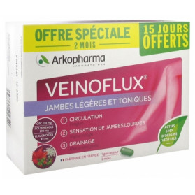 Arkopharma Veinoflux Jambes Légères et Toniques 60 Gélules